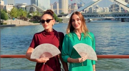 Arzu Əliyeva Tiencin şəhərindən paylaşım etdi – FOTO