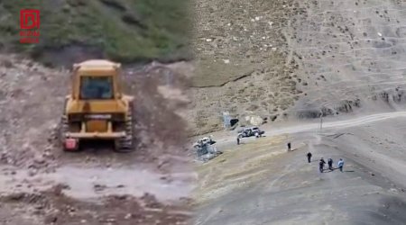 Dağlara aparan YOL – Fermerlər şəxsi büdcələri ilə ölüm riski olan əraziyə YOL çəkdilər – VİDEO