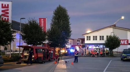 Supermarketin damı çökdü - 4 nəfər xəsarət aldı