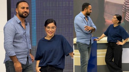 "Sözün bitdiyi an"da yeni aparıcı - Peyman Sadıqov Nigar Fərhadla... - FOTO