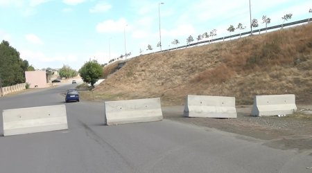 Ağstafada kəndləri rayon mərkəzi ilə əlaqələndirən körpü bağlandı - VİDEO