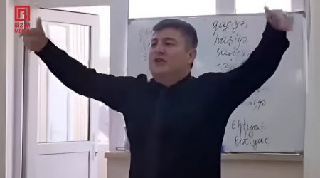 Dərsi rep formasında keçən müəllimə REAKSİYA – VİDEO