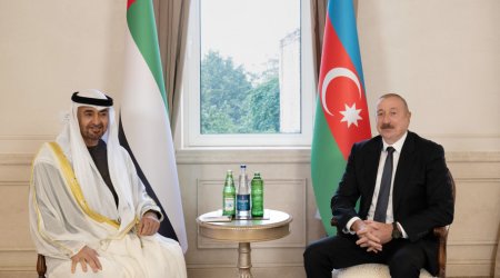 Prezidentlərin Şuşada təkbətək görüşü keçirildi – FOTO
