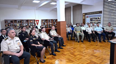 Bakıda Azərbaycan, Türkiyə və Pakistan hərbçilərinin iştirakı ilə kurs keçirilir - FOTO