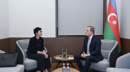 Ceyhun Bayramov AK komissarı ilə bölgədəki vəziyyəti müzakirə etdi - FOTO