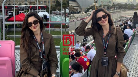 Nəsrin Cavadzadə “Formula 1”də - VİDEO