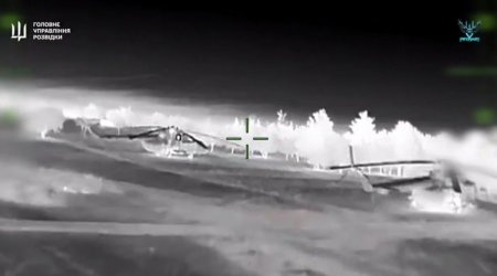 Ukrayna kəşfiyyatından ŞOK ƏMƏLİYYAT: Krımda 3 helikopter və radar məhv edildi - VİDEO