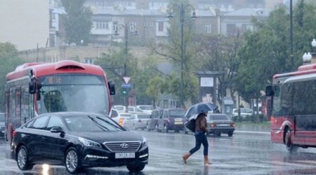 GÜNÜN HAVASI: Bakıya yağış, rayonlara qar yağacaq