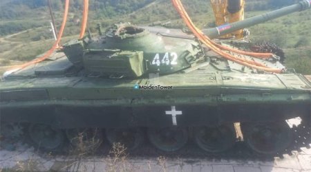 Albert Aqarunovun vurduğu tankın döyüş meydanından qaçan komandiri VƏFAT ETDİ - FOTO