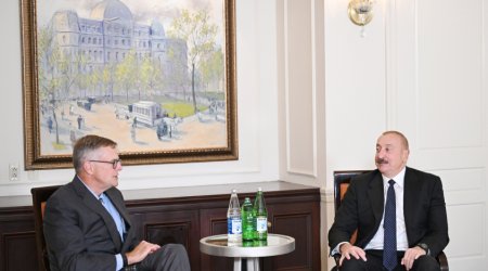 İlham Əliyev “Neuberger Berman” şirkətinin sədri və baş icraçı direktoru ilə görüşdü - FOTO