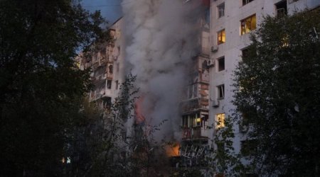 Rusiya bu gecə Kiyevi bombaladı -FOTO/VİDEO