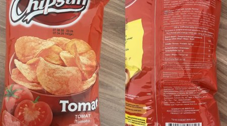 Məşhur cipsi yeyənlərə XƏBƏRDARLIQ: Uyğunsuzluq aşkarlandı - FOTO