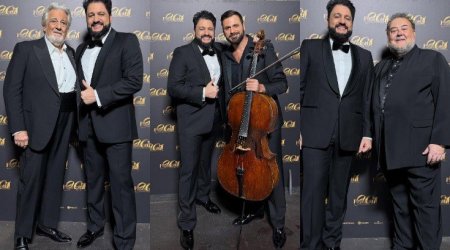Yusif Eyvazov İtaliyada məşhurlarla bir araya gəldi – FOTO
