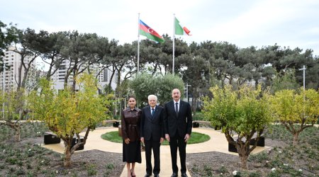 İlham Əliyev və Sercio Mattarella İtaliya-Azərbaycan Universitetinin AÇILIŞINDA - FOTO