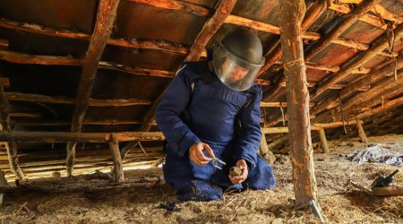 Şuşada evdə partlayıcı tələ qurğusu aşkarlandı – FOTO/VİDEO