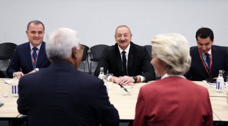 Avropa İttifaqı liderlərindən İlham Əliyevlə görüşlə bağlı AÇIQLAMA – FOTO