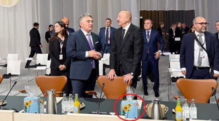 Hər bir liderin stoluna qoyulan günəbaxanların sirri... – FOTO