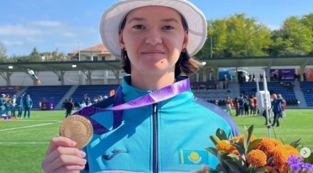 Xankəndidə qızıl medal qazanan qazaxıstanlı idmançı: “Şəhər xoşuma gəldi”