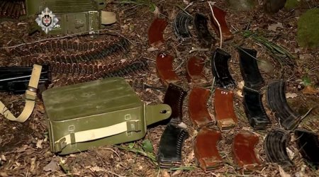 Gürcüstan DTX Tbilisidə külli miqdarda silah-sursat TAPDI