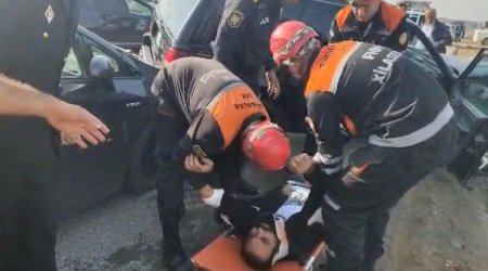 Lökbatanda zəncirvari QƏZA: Xəsarət alan var – FOTO/VİDEO