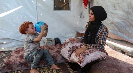 Qəzzadan ürəkdağlayan REPORTAJ - FOTO