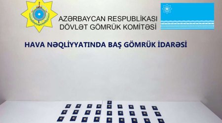 Dubaydan Bakıya gələn şəxsdə 365 qram qızıl külçə AŞKARLANDI
