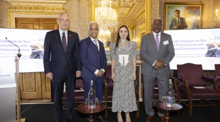 Leyla Əliyeva Londonda iqlim dialoqunda – FOTO