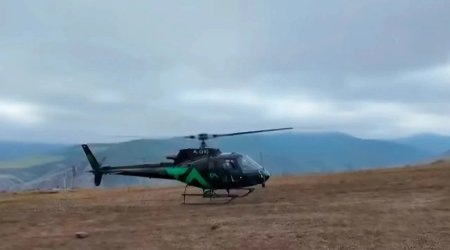 Azərbaycanda helikopterlə qızıl axtarılır – VİDEO