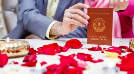 Azərbaycanda nikahların sayı AZALIB