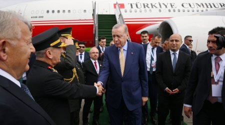 Ərdoğan Qəbələyə GƏLDİ - FOTO