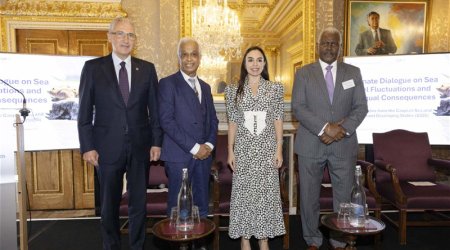 Leyla Əliyeva Londonda iqlim dialoqunda – FOTO