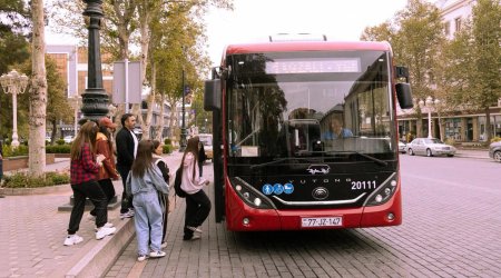Gəncədə 3 marşrutun hərəkət sxemi müvəqqəti DƏYİŞDİRİLİR