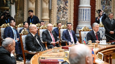 İlham Əliyev MDB Dövlət Başçıları Şurasının geniş tərkibdə iclasında – FOTO/VİDEO