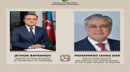Azərbaycan və Pakistan XİN başçıları Yaxın Şərqdəki vəziyyəti MÜZAKİRƏ ETDİ