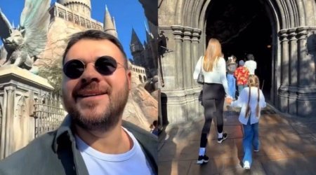 Emin Ağalarov ailəsi ilə Hollivudun "Universal studios”unda - VİDEO