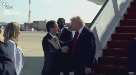 Tramp İsraildə belə qarşılandı – VİDEO