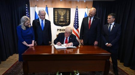 Tramp Knessetdə elan etdi: “Qəzzada müharibə başa çatıb” - VİDEO