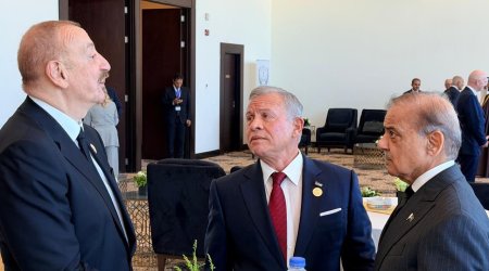 Prezident İordaniya kralı ilə görüşdü – VİDEO