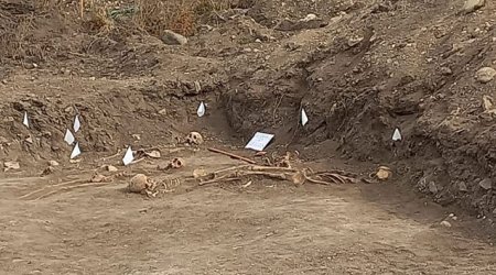 Ağdamda insan sümüklərinin qalıqları tapıldı