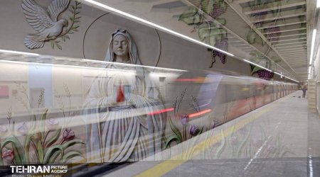 Tehranda “Müqəddəs Məryəm” adlı yeni metro stansiyası açıldı - FOTO