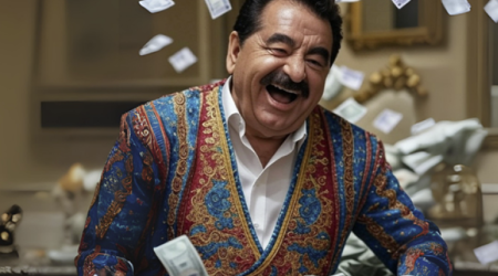 Sərvəti ilə yenidən diqqət çəkdi