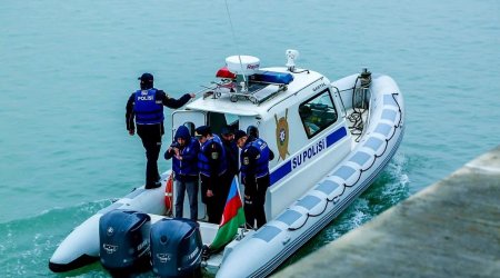 Keçmiş məhkum Xəzər dənizində saxlanıldı