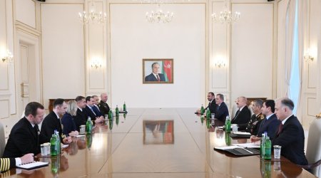 İlham Əliyev ABŞ Mərkəzi Komandanlığının komandanını QƏBUL ETDİ - FOTO