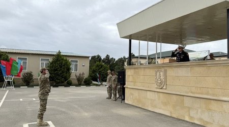 Hərbi Dəniz Qüvvələrində buraxılış mərasimi keçirildi - FOTO