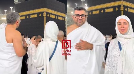 Çinarə əri ilə Məkkəyə getdi: “Ən böyük istəyimi siz bilirsiniz” - VİDEO
