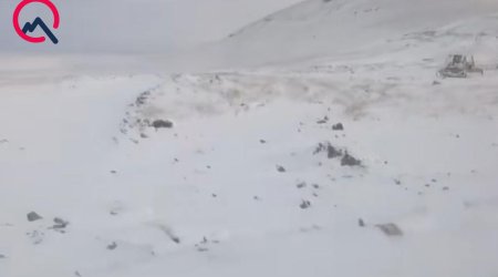 Laçına qar yağır – FOTO