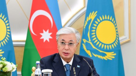 Tokayev: “Azərbaycanla ticarət dövriyyəsini 1 milyard dollara çatdıracağıq”