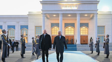 İlham Əliyevin Qazaxıstana dövlət səfəri başa çatdı - FOTO/VİDEO