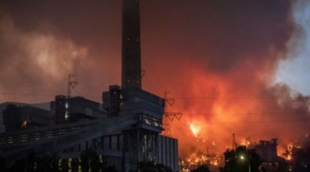 Smolenskdə İstilik Elektrik Stansiyasında yanğın olub - VİDEO