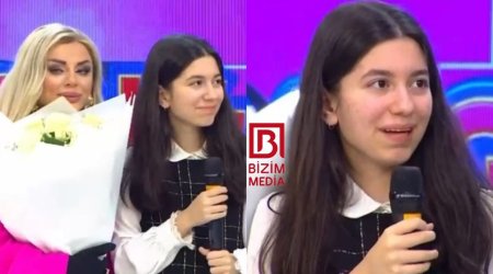 Qızının sürprizi Əminəni kövrəltdi - VİDEO